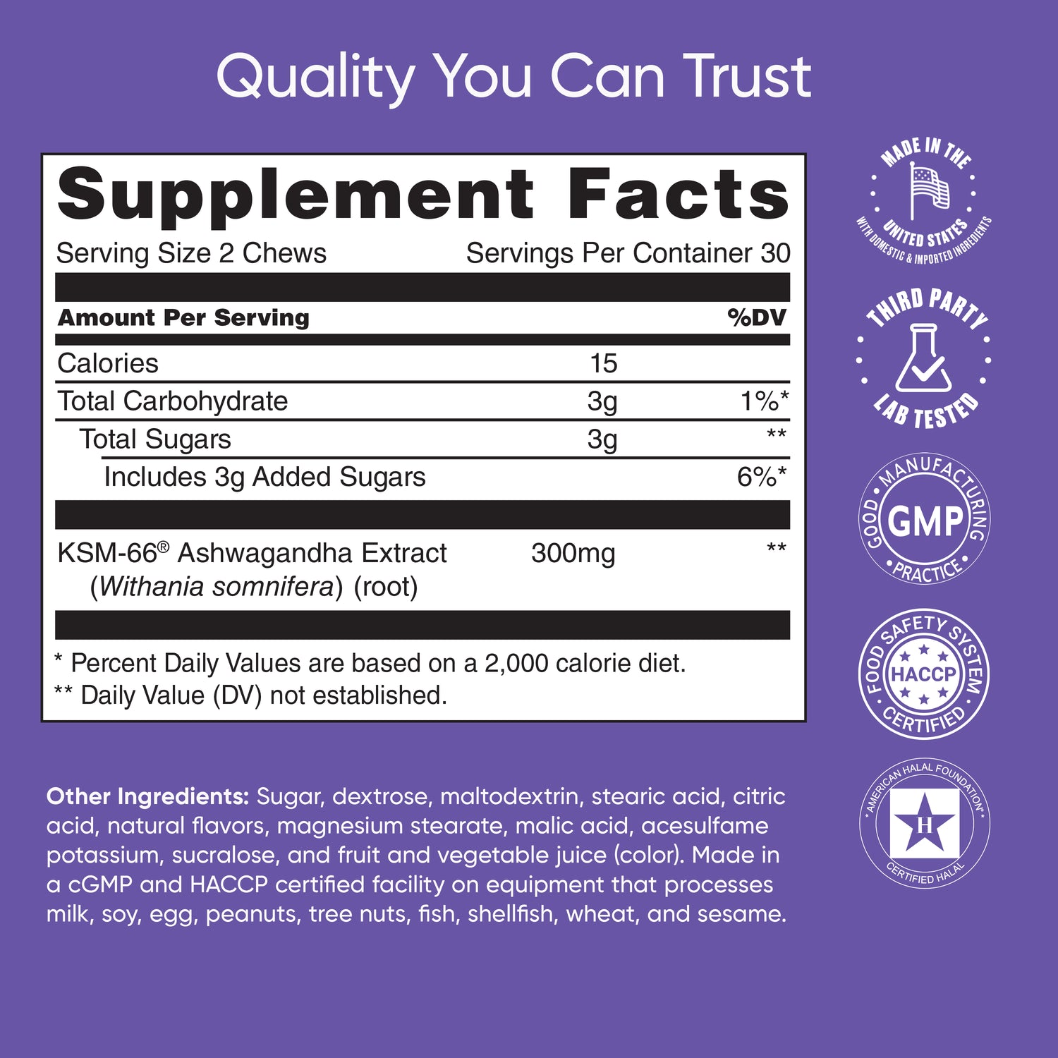 Suppement Facts